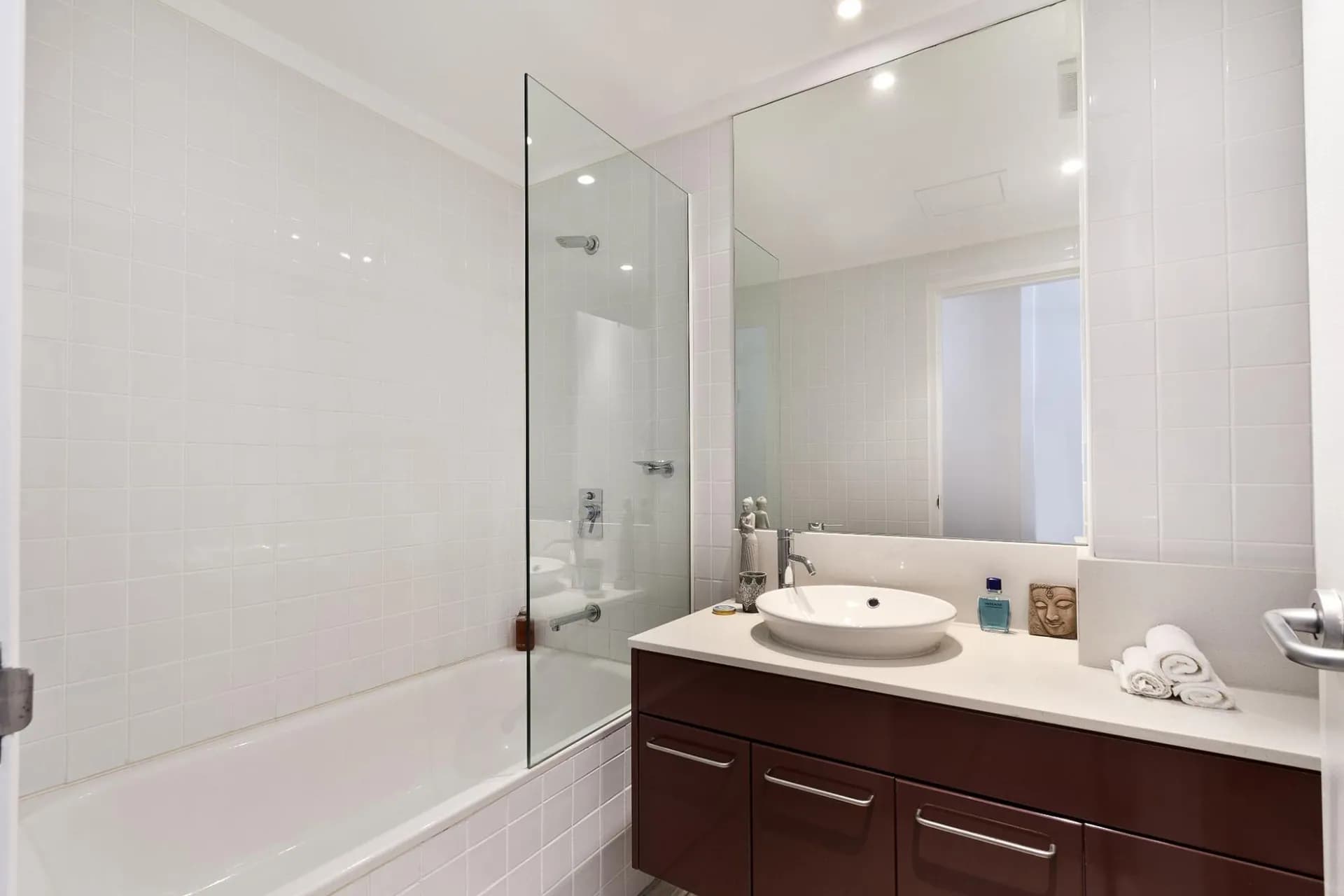 A shower bath combo