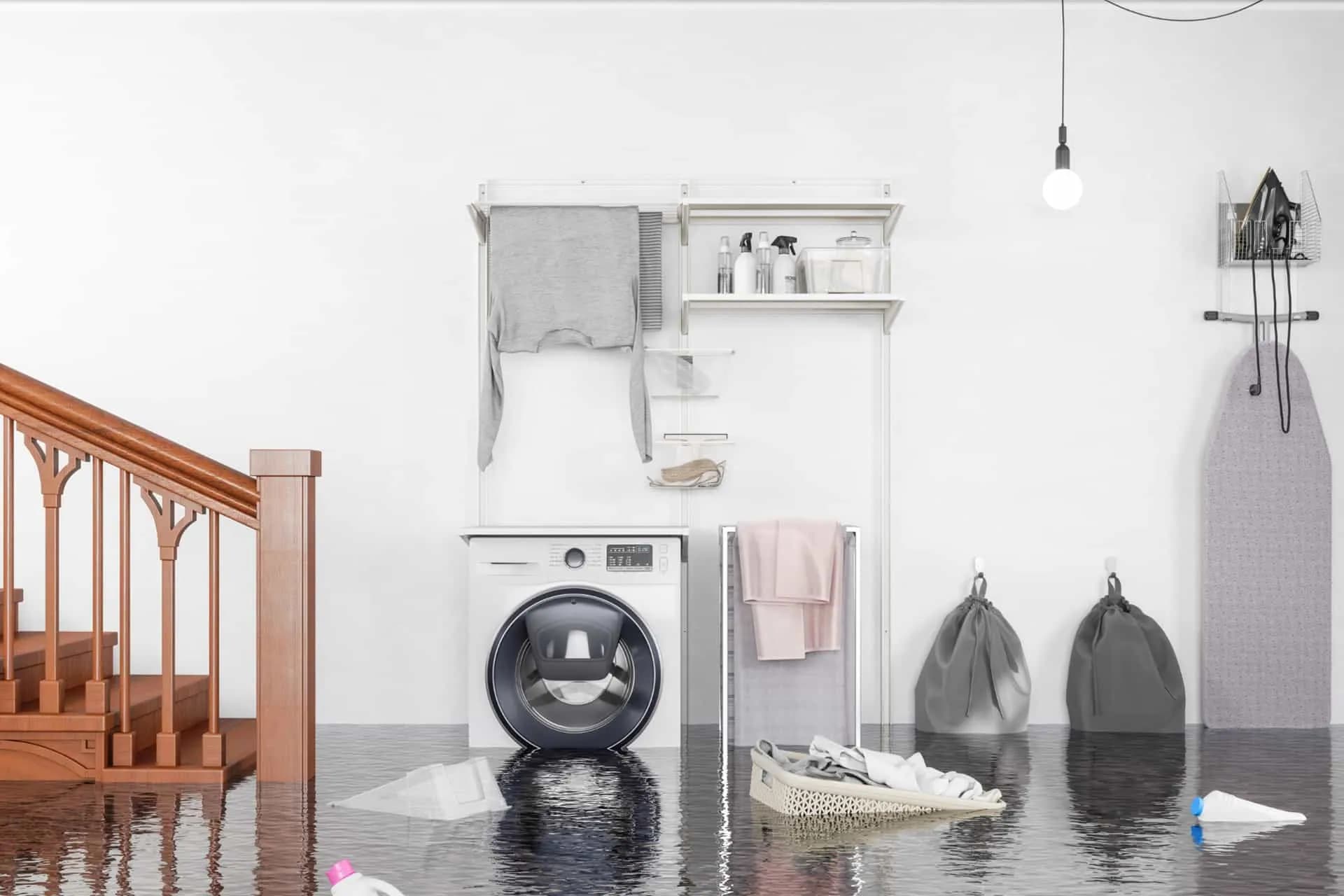  A flooded basement 