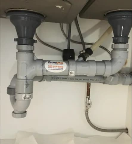 Our plumbing work, row one 4